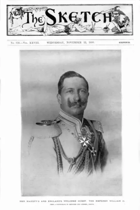 Framed Print : Sketch cover - Kaiser Wilhelm II Framed Print : Sketch cover - Kaiser Wilhelm II