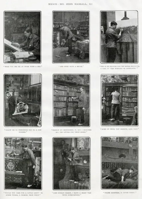 Framed Print : The Sketch Photographic Interviews XXXiX - Mr John Hassall Framed Print : The Sketch Photographic Interviews XXXiX - Mr John Hassall