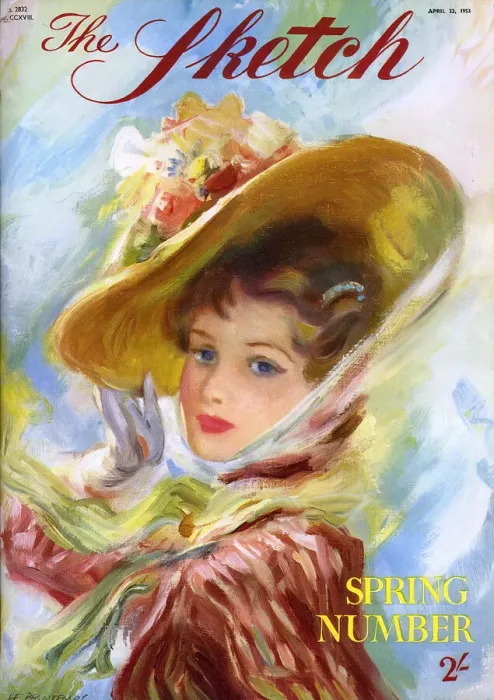 Framed Print : The Sketch Spring Number 1953 Framed Print : The Sketch Spring Number 1953