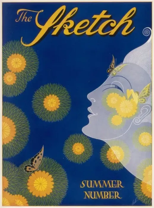 Framed Print : The Sketch Summer Number front cover, 1933 Framed Print : The Sketch Summer Number front cover, 1933