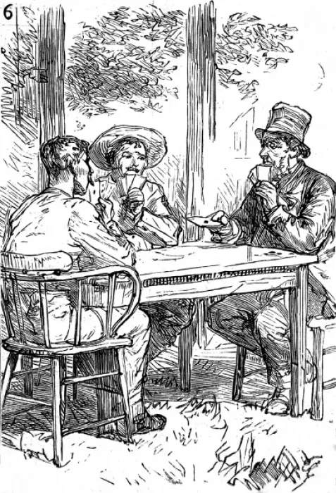 Framed Print : Sketches in the United States. Sunday in a frontier town. O Framed Print : Sketches in the United States. Sunday in a frontier town. O