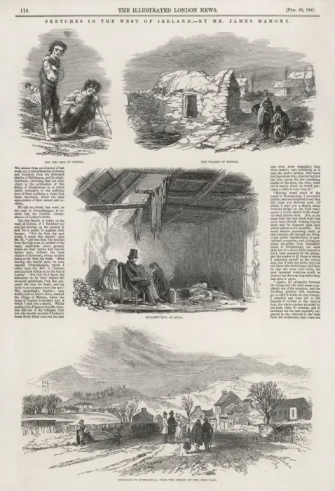 Framed Print : Sketches in the west of Ireland