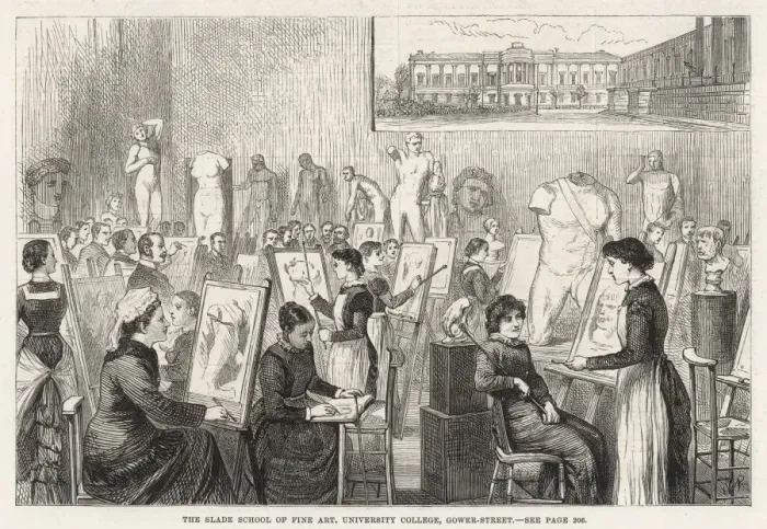 Framed Print : Slade School of Art  /  1881