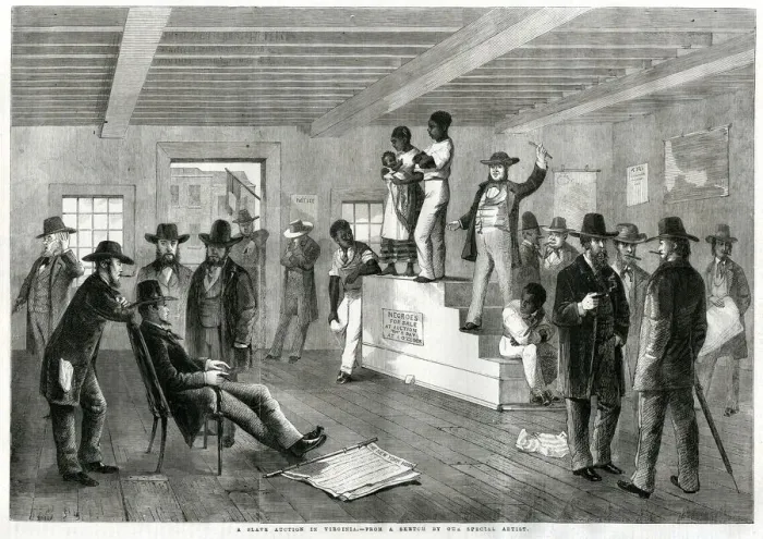 Framed Print : A Slave Auction in Virginia, USA, 1861 A Slave Auction in Virginia, USA 1861 Framed Print : A Slave Auction in Virginia, USA, 1861 A Slave Auction in Virginia, USA 1861