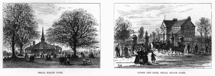 Framed Print : Small Heath Park
