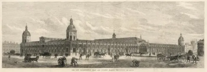 Framed Print : Smithfield Meat Market London Framed Print : Smithfield Meat Market London