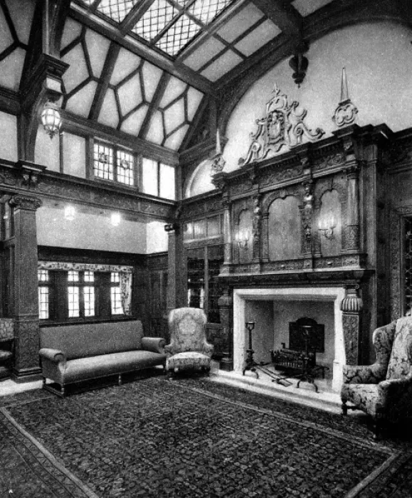 Framed Print : The Social Hall on R. M. S. P. Almanzora, 1920