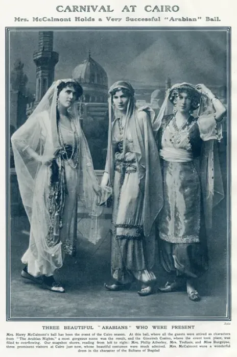 Framed Print : Society at a carnival in Cairo Framed Print : Society at a carnival in Cairo