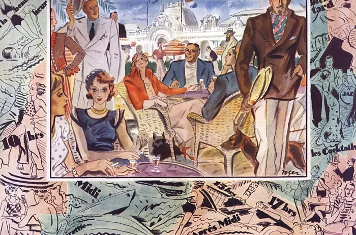 Framed Print : Society on the Riviera - a day of leisure in Monte Carlo Framed Print : Society on the Riviera - a day of leisure in Monte Carlo