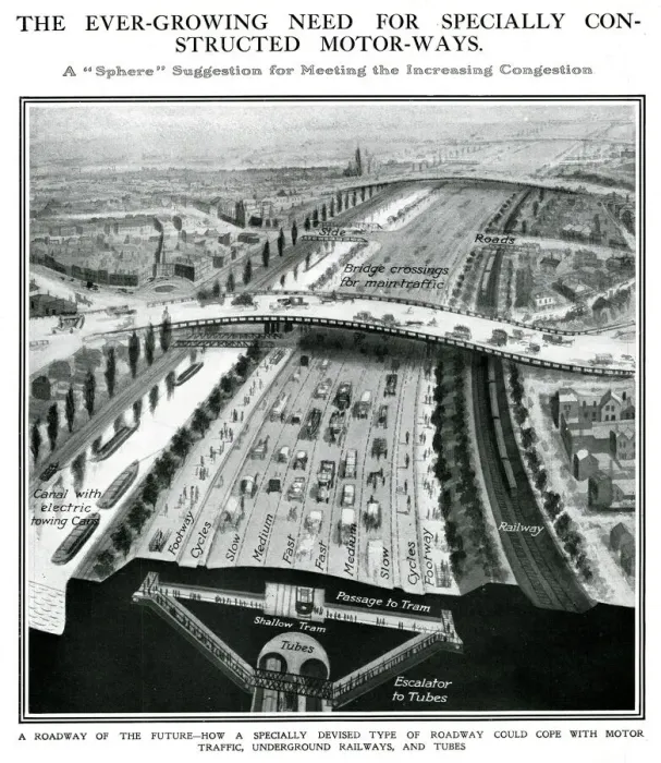 Framed Print : A Sohere suggestion for meeting increasing congestion