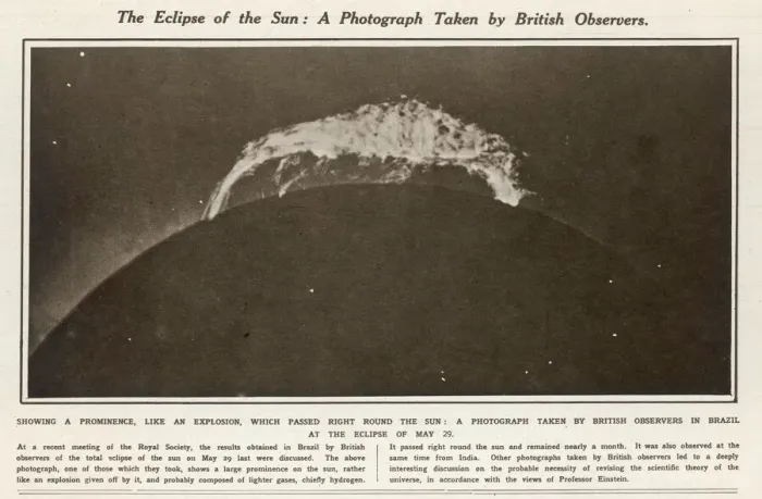 Framed Print : Solar Eclipse 1919 Framed Print : Solar Eclipse 1919