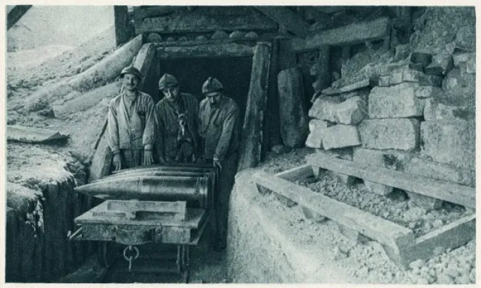 Framed Print : On the Somme Battlefield, with the French 1916