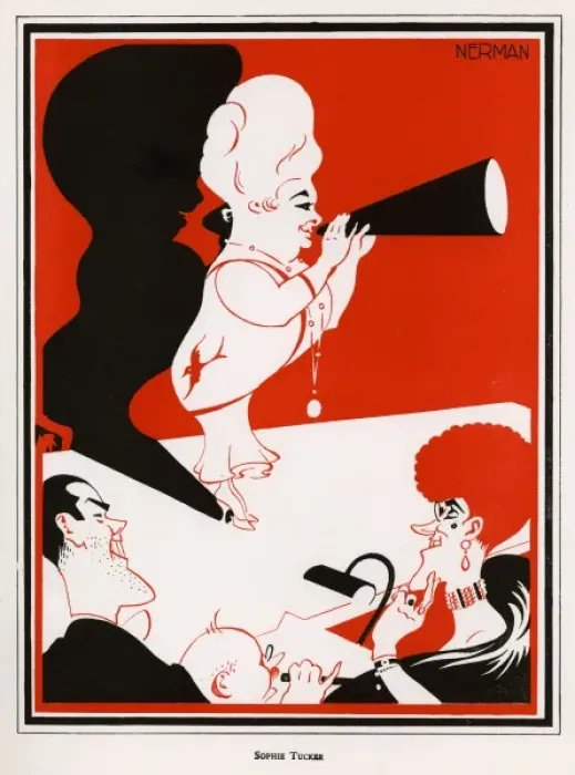 Framed Print : Sophie Tucker  /  Nerman