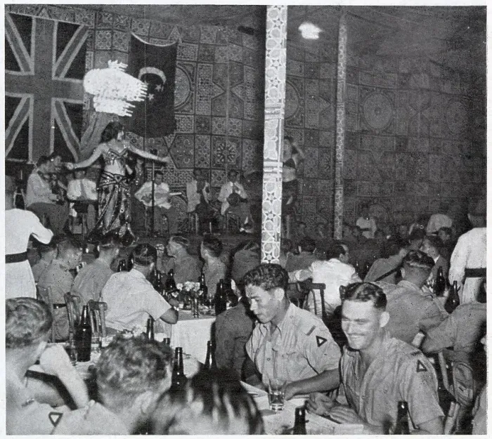 Framed Print : South African soldiers at the Alamein Club, Cairo, Egypt Framed Print : South African soldiers at the Alamein Club, Cairo, Egypt