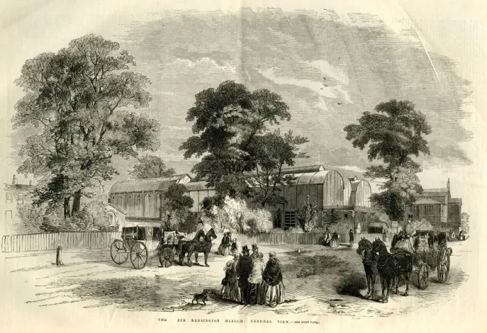 Framed Print : The South Kensington Museum, London 1857