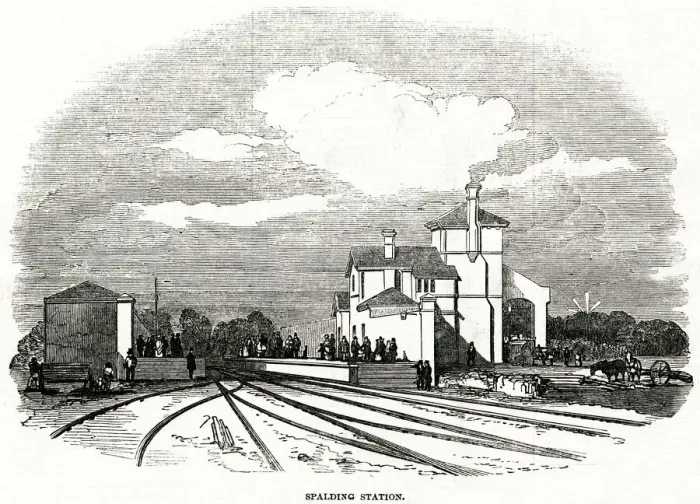 Framed Print : Spalding railway station, Spalding, Lincolnshire Framed Print : Spalding railway station, Spalding, Lincolnshire