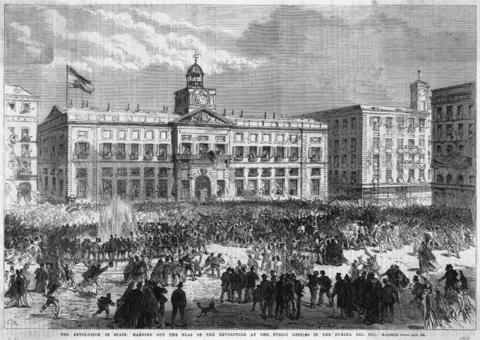 Framed Print : Spanish Revolution 1868 Framed Print : Spanish Revolution 1868