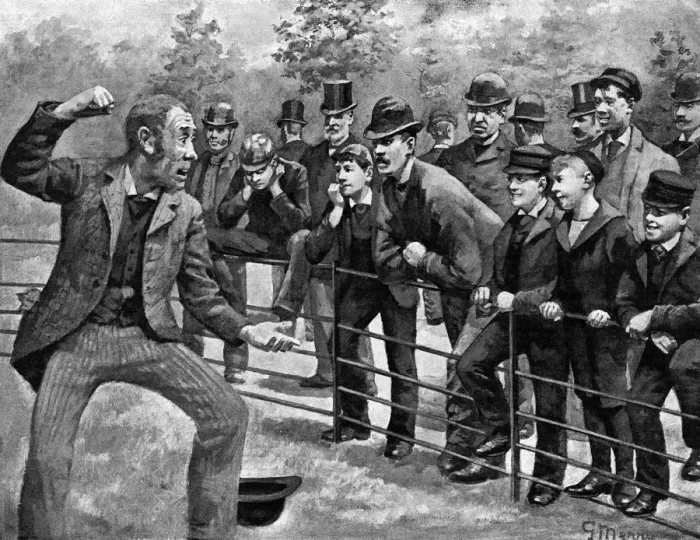 Framed Print : Speakers Corner, Hyde Park, London, 1892 Framed Print : Speakers Corner, Hyde Park, London, 1892