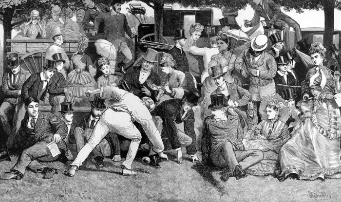 Framed Print : Spectators at the Eton vs. Harrow Cricket Match, 1872 Framed Print : Spectators at the Eton vs. Harrow Cricket Match, 1872