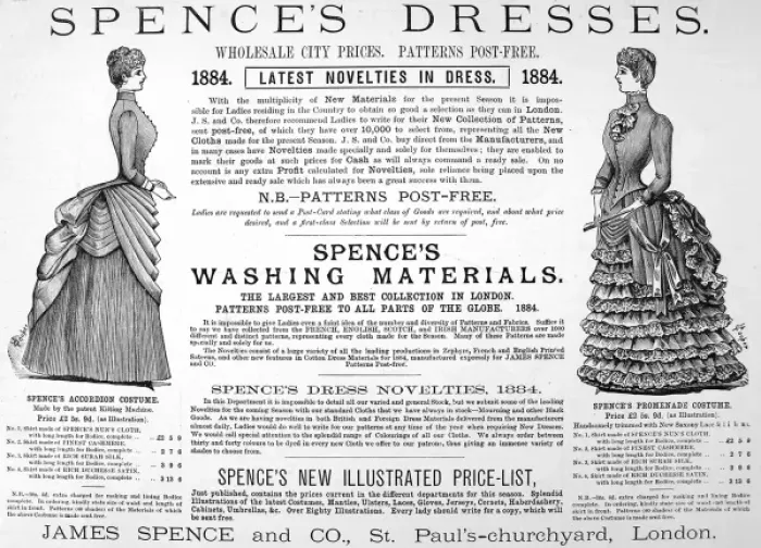 Framed Print : Spences Dresses advert