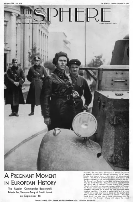 Framed Print : Sphere cover 1939 - Borowenski at Brest-Litovsk Framed Print : Sphere cover 1939 - Borowenski at Brest-Litovsk