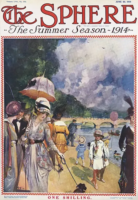 Framed Print : Sphere front cover - London Season 1914 Framed Print : Sphere front cover - London Season 1914