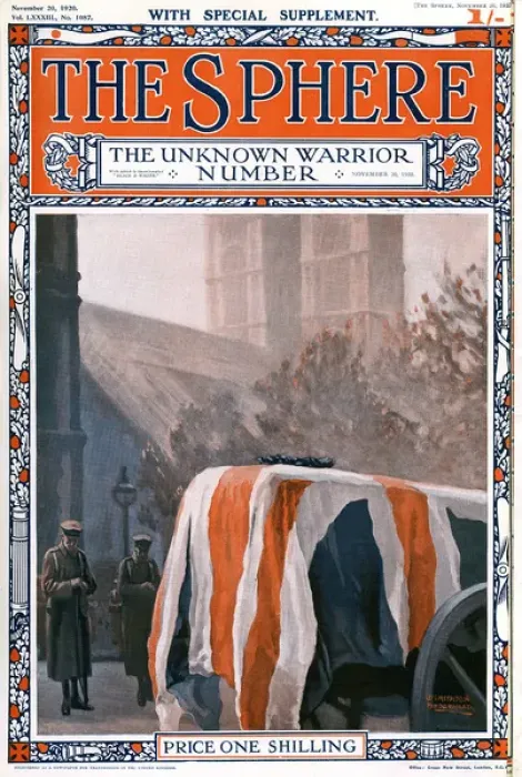 Framed Print : Sphere cover - Unknown Warrior number, 1920 Framed Print : Sphere cover - Unknown Warrior number, 1920