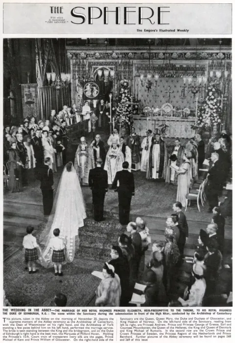 Framed Print : The Sphere Royal Marriage Number 1947 Framed Print : The Sphere Royal Marriage Number 1947