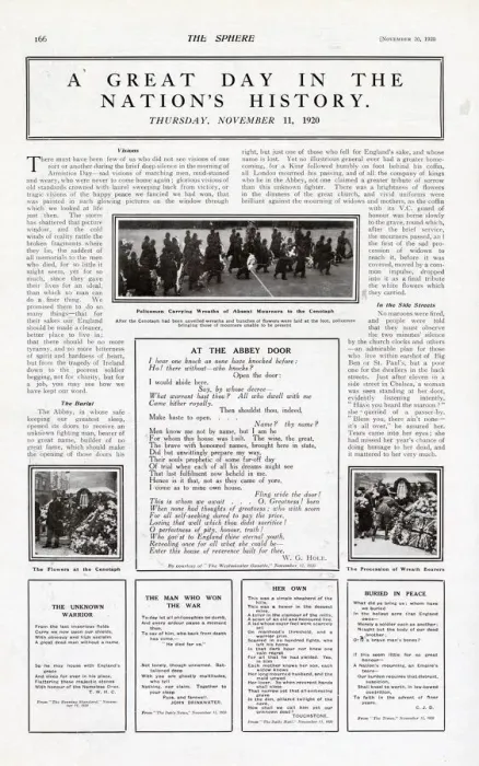 Framed Print : The Sphere Unknown Warrior Issue (Page 166) Framed Print : The Sphere Unknown Warrior Issue (Page 166)