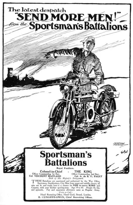 Framed Print : Sportsmans Battalions, 1915 Framed Print : Sportsmans Battalions, 1915