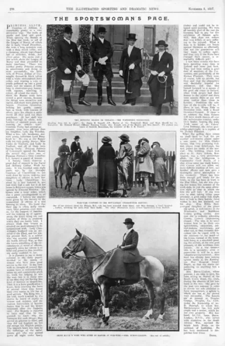 Framed Print : The Sportswomans Page, hunting season in Ireland Framed Print : The Sportswomans Page, hunting season in Ireland