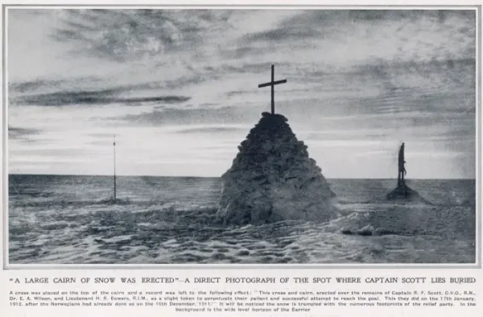 Framed Print : The spot where Captain Scott lies buried Framed Print : The spot where Captain Scott lies buried