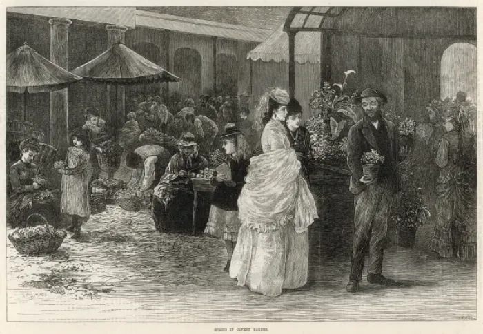 Framed Print : Spring in Covent Garden Market, London