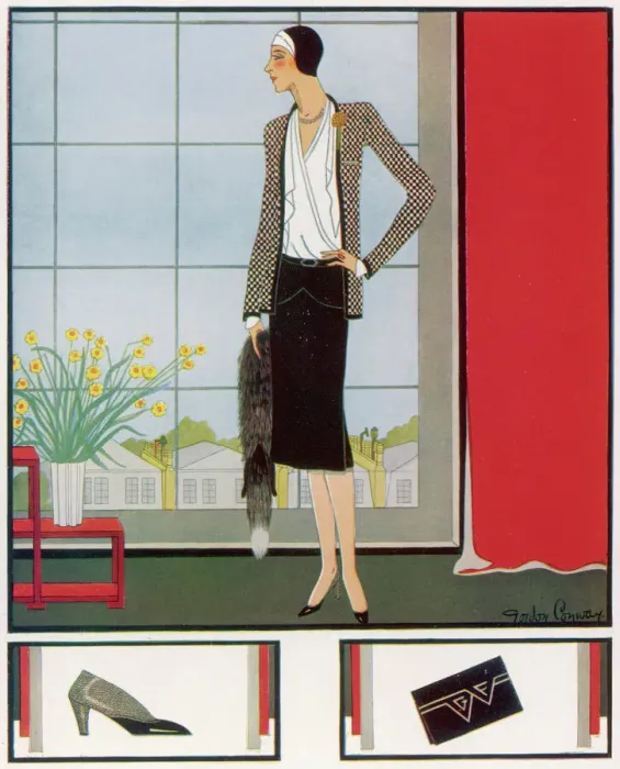 Framed Print : Spring fashion from The Tatler, by Gordon Conway