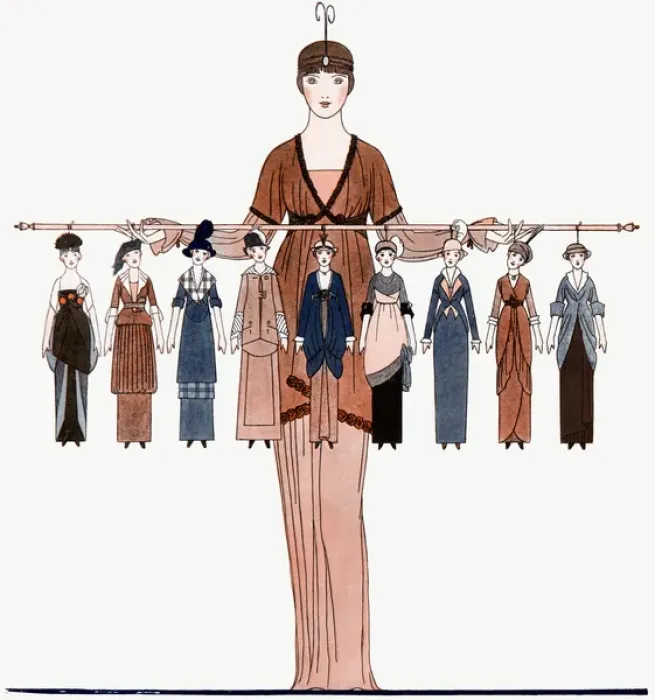 Framed Print : Spring season fashion of 1913 Framed Print : Spring season fashion of 1913