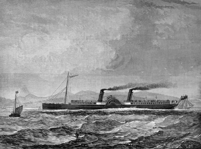 Framed Print : SS Lord of the Isles, 1877 Framed Print : SS Lord of the Isles, 1877