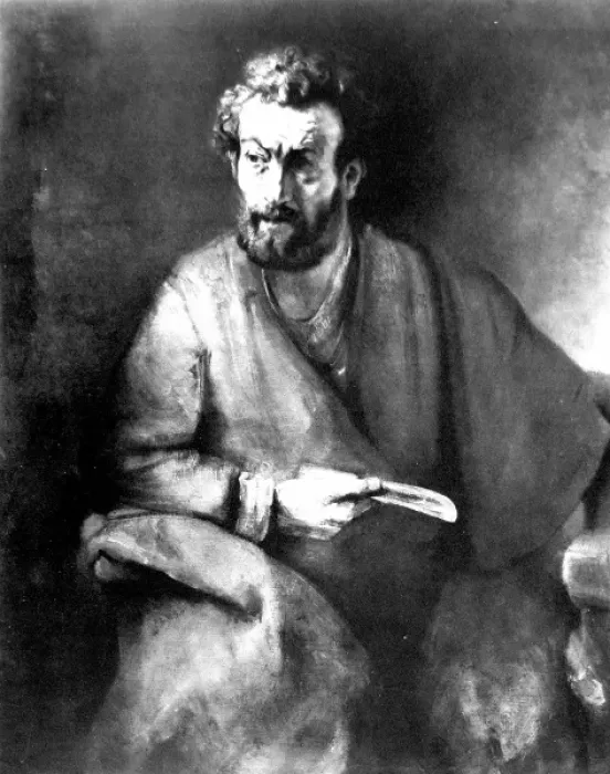 Framed Print : St. Bartholomew by Rembrandt, 1912 Framed Print : St. Bartholomew by Rembrandt, 1912
