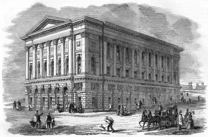 Framed Print : St Georges Hall, Bradford, exterior