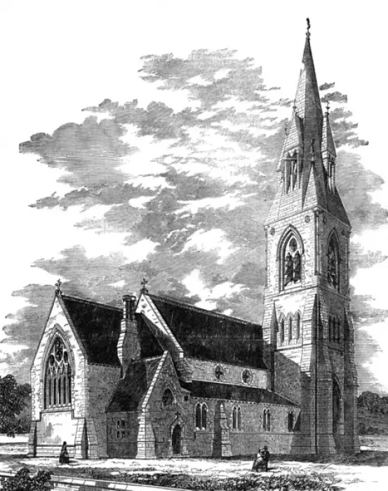 Framed Print : St James church, New Bradwell
