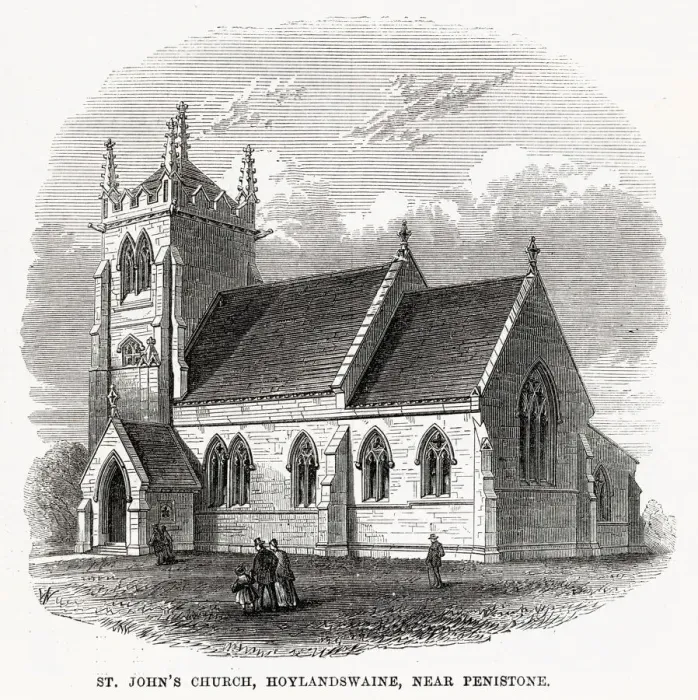 Framed Print : St. Johns Church, Hoylandswaine, near Penistone, South Yorkshire, England Framed Print : St. Johns Church, Hoylandswaine, near Penistone, South Yorkshire, England