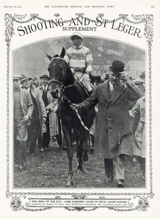 Framed Print : St. Leger Winner