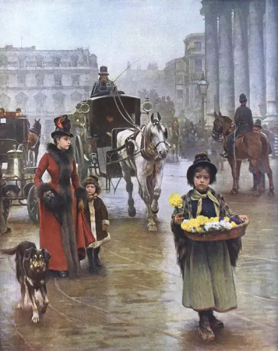Framed Print : St. Martin in the Fields by William Logsdail Framed Print : St. Martin in the Fields by William Logsdail