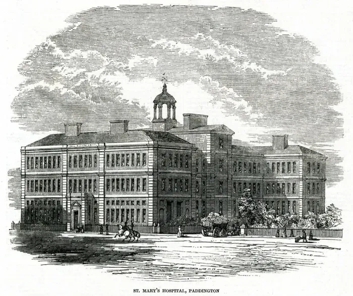 Framed Print : St. Marys Hospital, Paddington 1847 Framed Print : St. Marys Hospital, Paddington 1847