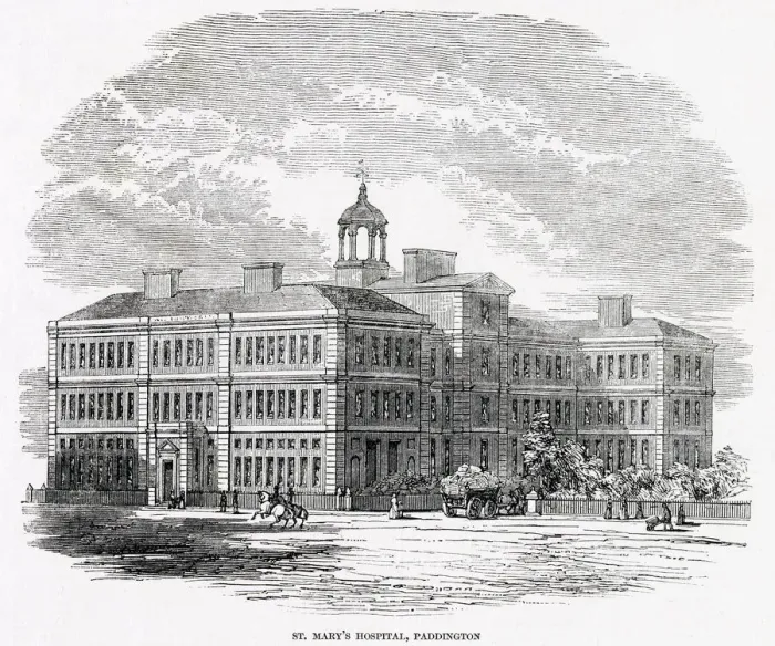 Framed Print : St Marys hospital paddington Framed Print : St Marys hospital paddington
