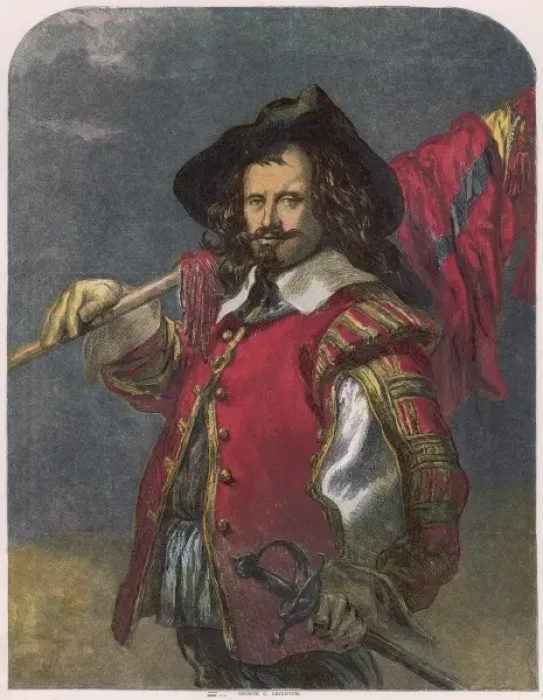 Framed Print : The Standard Bearer by J. Gilbert Framed Print : The Standard Bearer by J. Gilbert