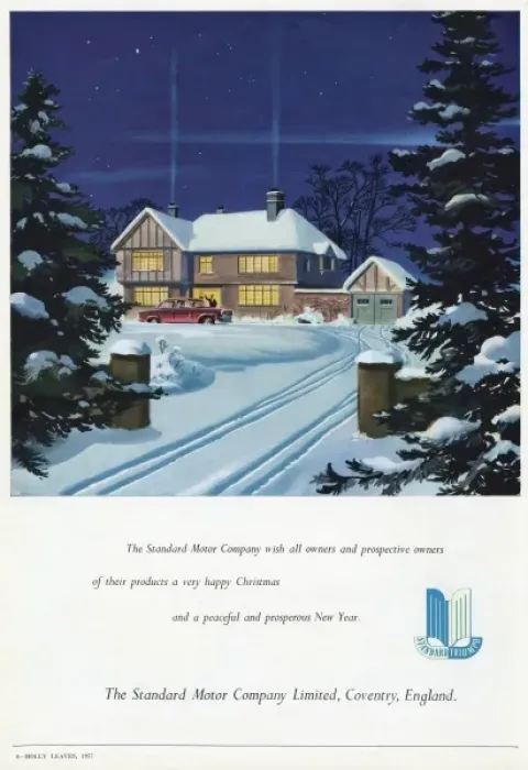 Framed Print : Standard Motor Company advertisement