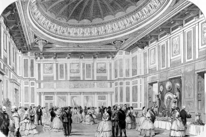Framed Print : The State Refreshment Room, Buckingham Palace, 1857 Framed Print : The State Refreshment Room, Buckingham Palace, 1857