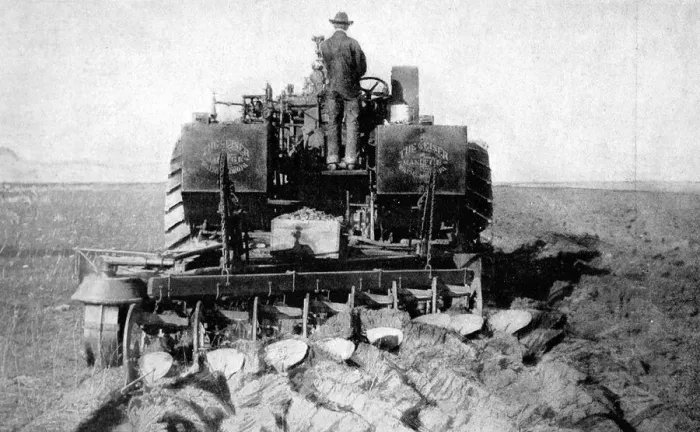 Framed Print : Steam-Plough in the Arkansas Valley, 1907 Framed Print : Steam-Plough in the Arkansas Valley, 1907