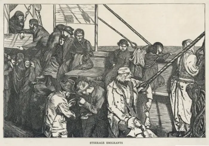 Framed Print : Steerage Passengers
