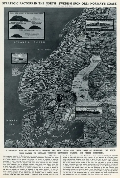 Framed Print : Strategic factors in the north by G. H. Davis